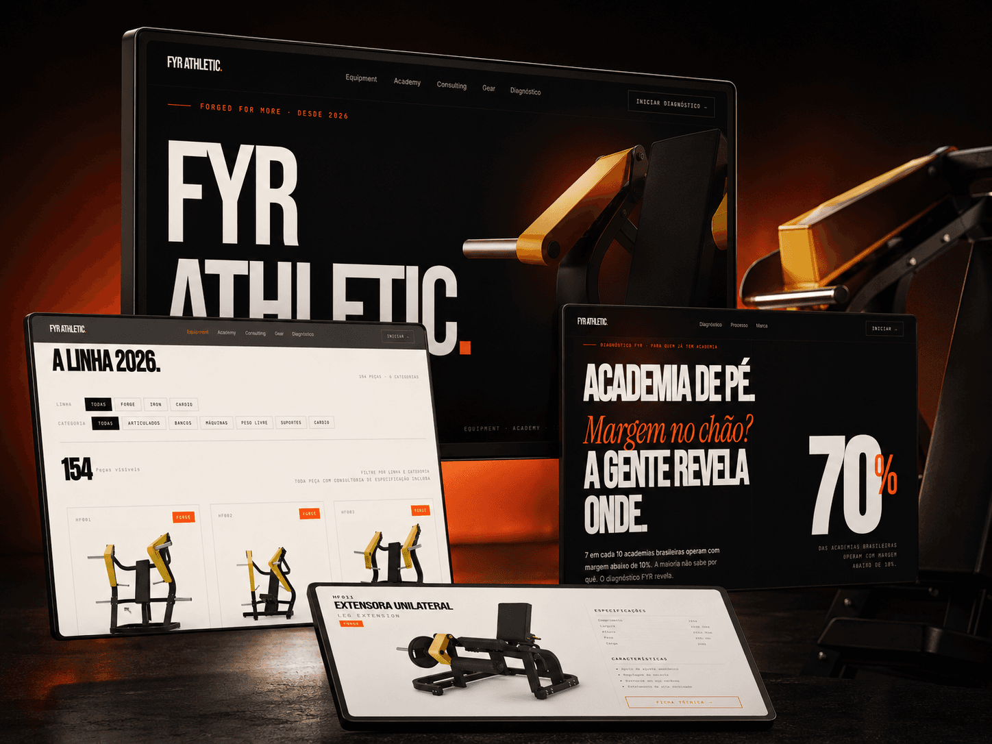 FYR Athletic · full stack of the digital operation